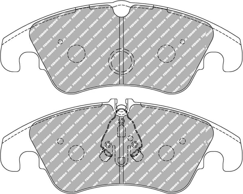 set placute frana,frana disc FERODO FDS4044