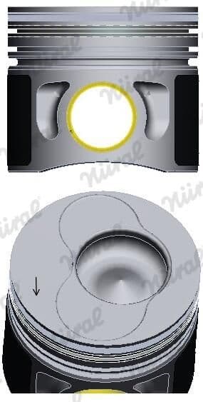 Piston NÜRAL 87-114907-66