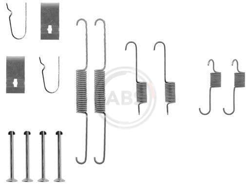Set accesorii, sabot de frana ABS 0782Q