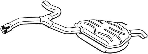 Toba esapament finala BOSAL 235-195