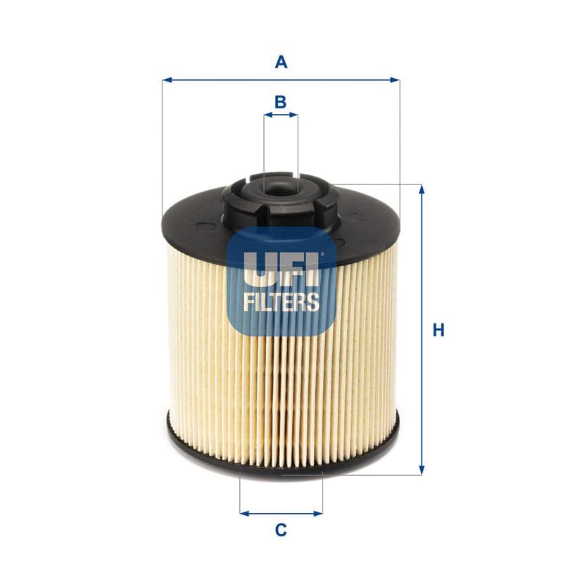 filtru combustibil UFI 26.017.00