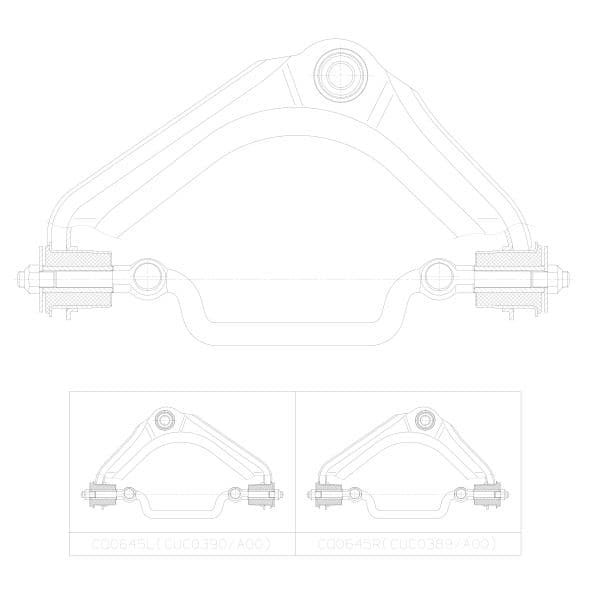 Brat, suspensie roata CTR CQ0645L
