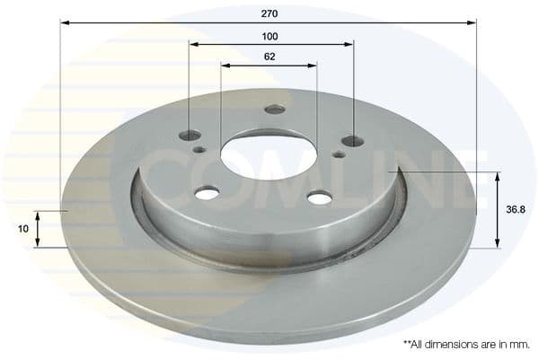 Disc frana COMLINE ADC01146