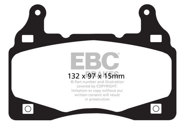 set placute frana,frana disc EBC Brakes DP41895R