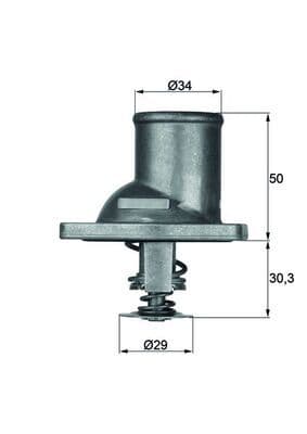termostat,lichid racire MAHLE BEHR TI 1 83