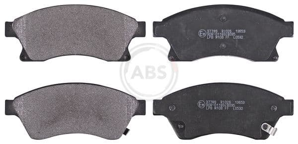 set placute frana,frana disc ABS 37789