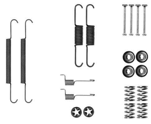 set accesorii, saboti frana parcare TEXTAR 97047600