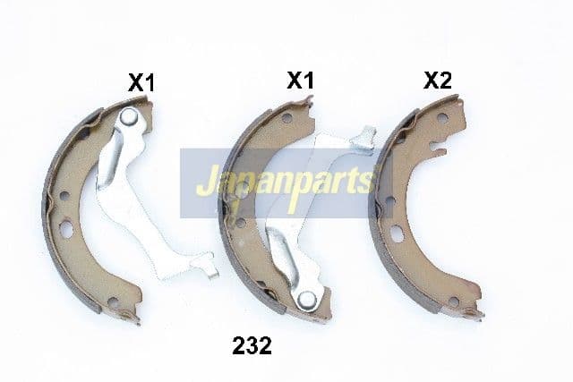 Set saboti frana JAPANPARTS GF-232AF