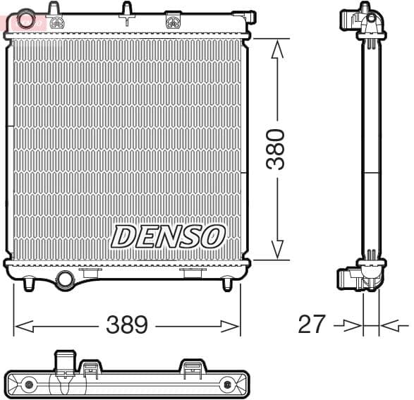 Radiator, racire motor DENSO DRM21108