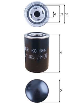 filtru combustibil MAHLE KC 184