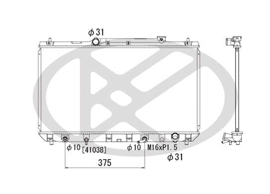 Radiator, racire motor KOYORAD PL010629