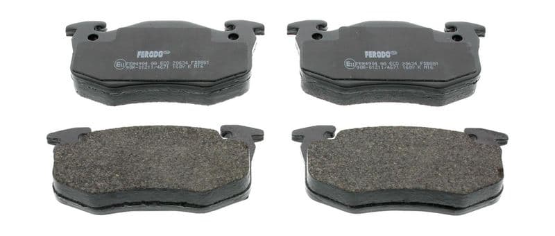 set placute frana,frana disc FERODO PREMIER ECO FRICTION FDB881