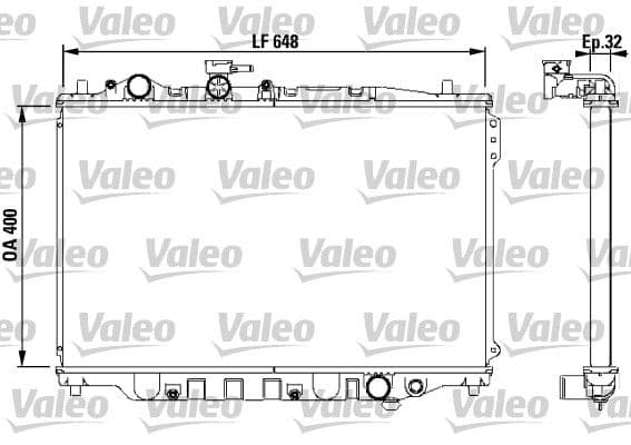 Radiator, racire motor VALEO 732538