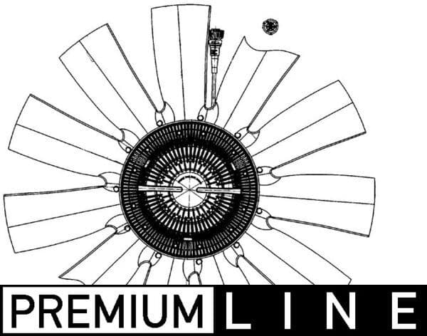 Ventilator, radiator MAHLE BEHR *** PREMIUM LINE *** CFF 503 000P