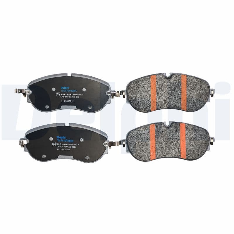 set placute frana,frana disc DELPHI LP5047EV