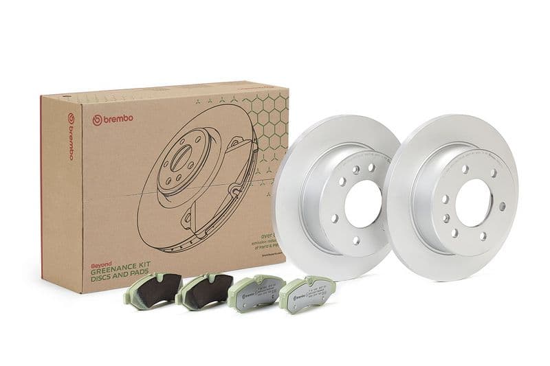 Set frana, frana disc BREMBO BEYOND LINE - Greenance KT 10 028