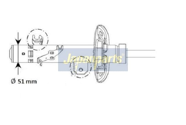 amortizor JAPANPARTS MM-01130