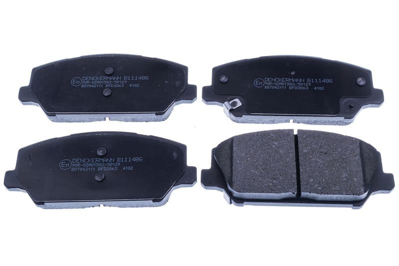 set placute frana,frana disc DENCKERMANN B111486