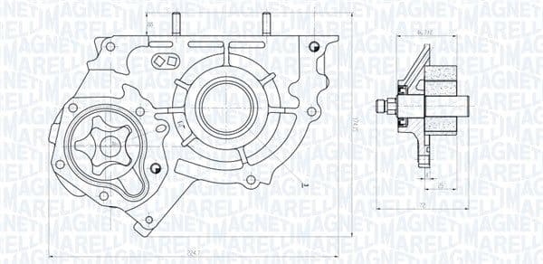 Pompa ulei MAGNETI MARELLI 351516000003