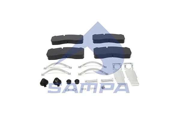 set placute frana,frana disc SAMPA 096.613