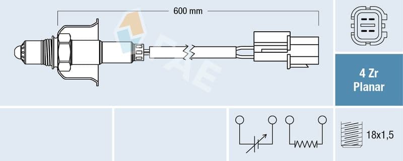 Sonda Lambda FAE 77696
