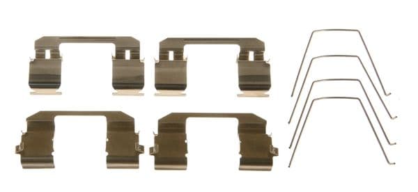 Set accesorii, placute frana TRW PFK583