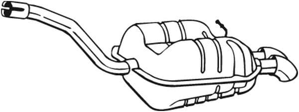 Toba esapament finala BOSAL 233-547