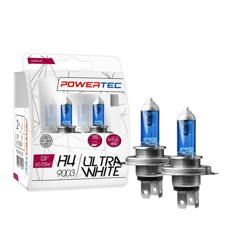 Bec, far faza lunga M-TECH Powertec Ultra White PTZUW4-DUO
