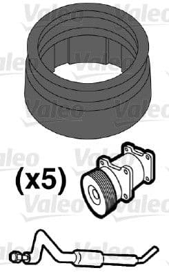 garnitura,conducta lichid de racire VALEO 509554