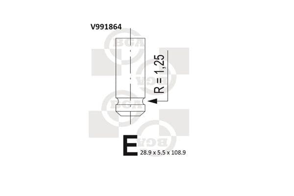 Supapa evacuare BGA V991864