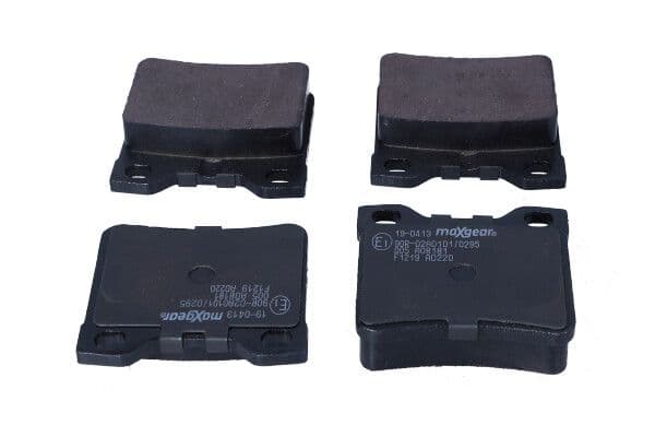 set placute frana,frana disc MAXGEAR 19-0413