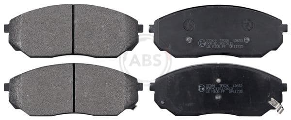 set placute frana,frana disc ABS 37364