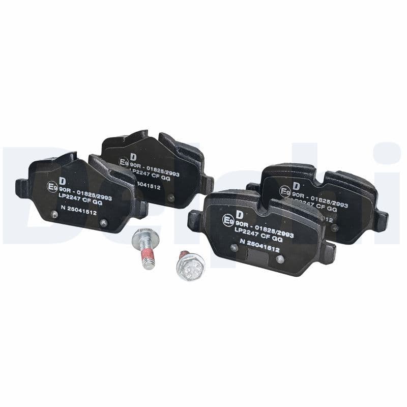 set placute frana,frana disc DELPHI LP2247