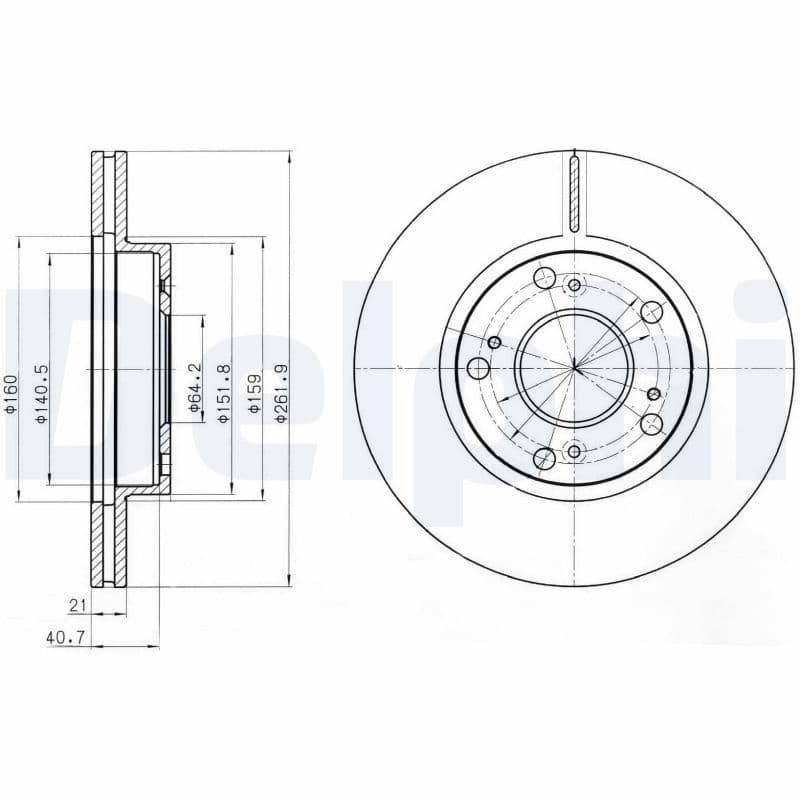 Disc frana DELPHI BG4294