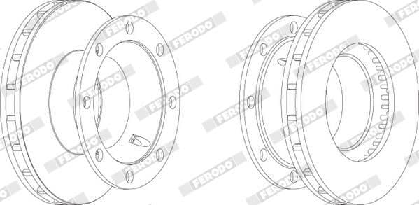 Disc frana FERODO PREMIER FCR206A