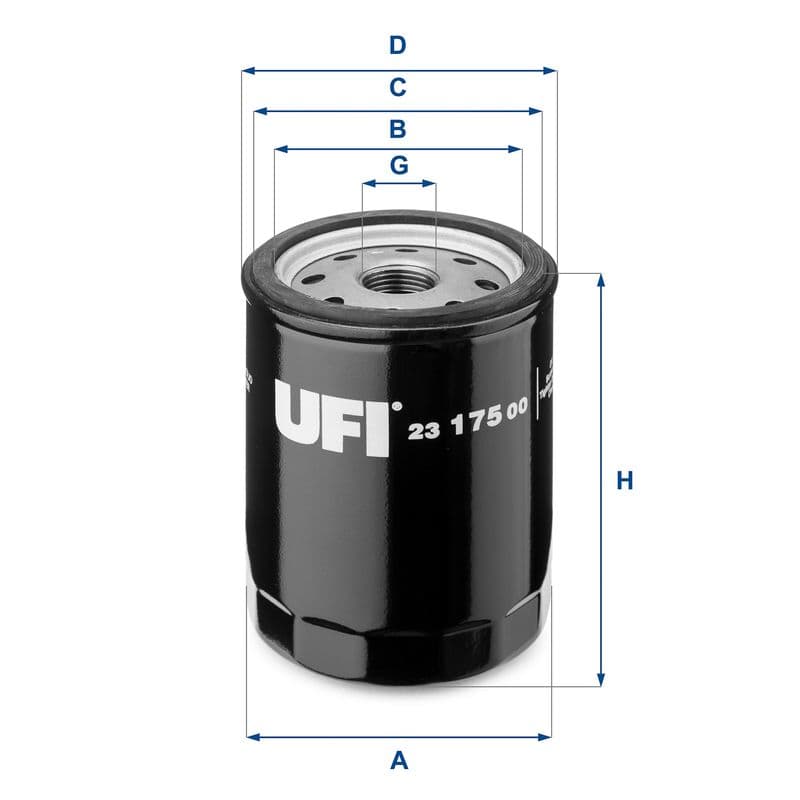 Filtru ulei UFI 23.175.00