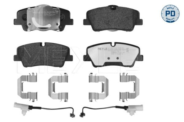 set placute frana,frana disc MEYLE -PD: Advanced performance and design. 025 223 7017/PD