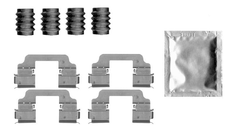 Set accesorii, placute frana BOSCH 1 987 474 812