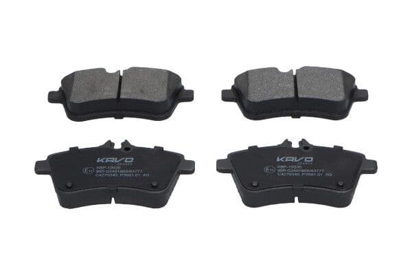 set placute frana,frana disc KAVO PARTS KBP-10036