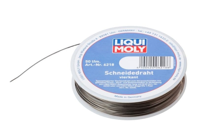 Sarma taiat parbriz, demontat parbriz LIQUI MOLY Schneidedraht vierkant 6218