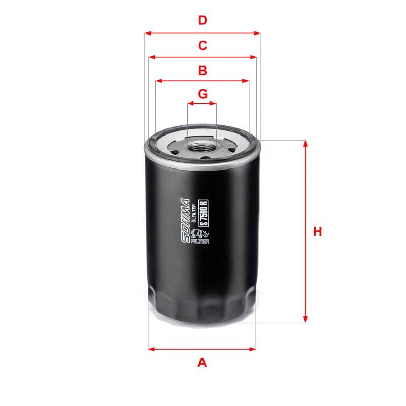 Filtru ulei SOFIMA S 7500 R