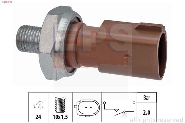 Senzor presiune ulei EPS Made in Italy - OE Equivalent 1.800.217