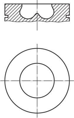 Piston MAHLE 033 PI 00102 000