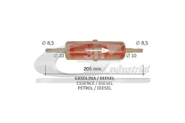 filtru combustibil 3RG B2005