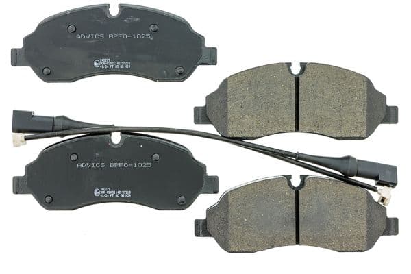 set placute frana,frana disc AISIN Premium ADVICS by BPFO-1025