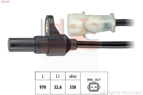 Senzor impulsuri, arbore cotit EPS Made in Italy - OE Equivalent 1.953.373