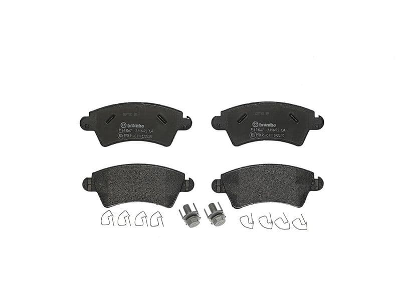 set placute frana,frana disc BREMBO PRIME LINE P 61 067