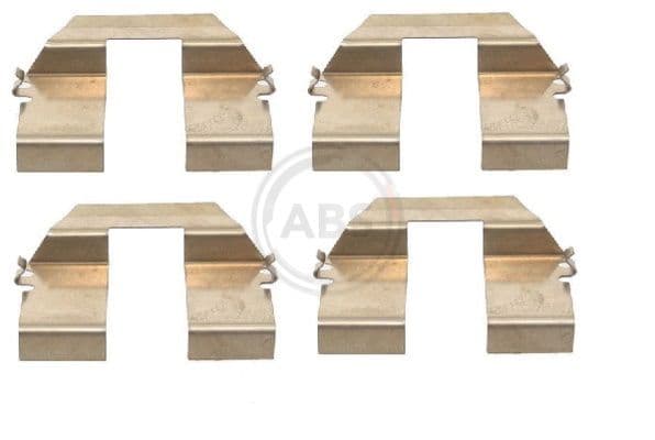 Set accesorii, placute frana ABS 1232Q