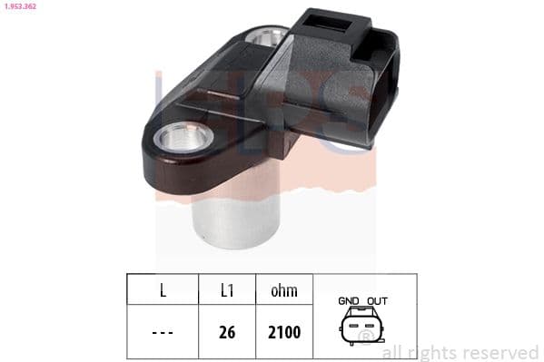 senzor,pozitie ax cu came EPS Made in Italy - OE Equivalent 1.953.362