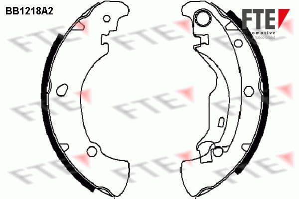 Set saboti frana FTE 9100044